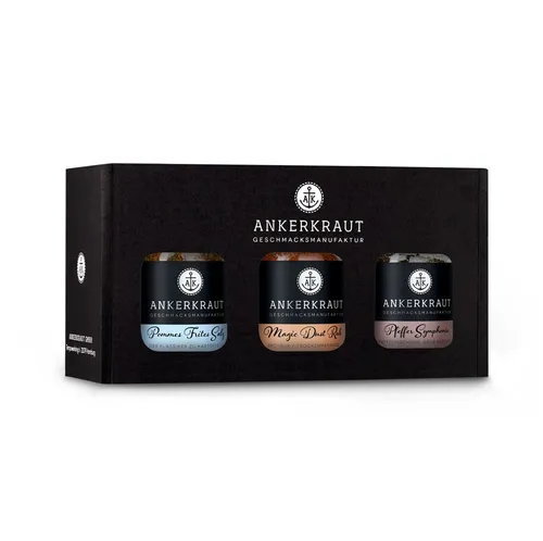 Ankerkraut Best of Gewürz-Box - Vielfältige Gewürze für kreative Küchenideen, ideal zum Verfeinern von Gerichten und für ein besonderes Geschmackserlebnis.