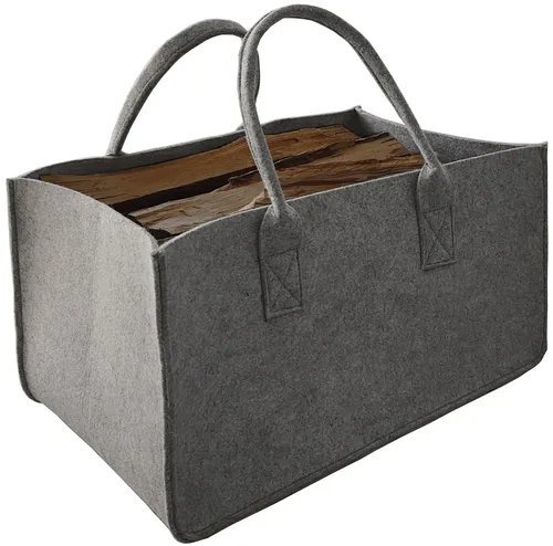Kaminholz Tasche Filz - Praktische Ofenholz Tragetasche - Produktart: Kaminholz, ideal für die stilvolle und praktische Aufbewahrung von Holz. Robustes Material und elegantes Design für jeden Kamin.