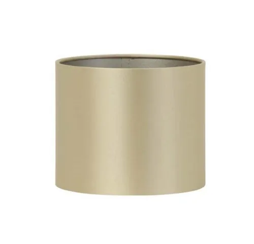 Dirk Davids Leuchten GmbH Lampenschirm Zylinder Seide Gold 40-40-25cm - Hochwertiger Zylinderschirm aus edler Seide in strahlendem Gold. Perfekt für Tisch- oder Hockerleuchten, sorgt für warmes Licht und verleiht jedem Raum einen Hauch von Luxus. Maße: 40 x 40 x 25 cm – ideal für stilvolle Akzente.