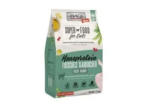 Mac's Katzenfutter getreidefrei Adult Monoprotein Kaninchen, 7 kg - Hochwertiges Katzenfutter ohne Getreide, mit hohem Fleischanteil aus Kaninchen. Ideal für empfindliche Katzen, hergestellt in Deutschland und ohne künstliche Zusätze.