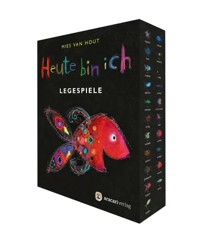 Aracari Verlag Spiel Heute bin ich - Legespiele - Gesellschaftsspiel für Kinder ab 6 Jahren, fördert Kreativität und soziale Interaktion durch spielerisches Rollenspiel.