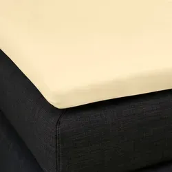 Formesse Bella Donna Topper Spannbetttuch La Piccola 160x200 cm | natur - beige