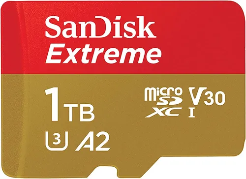 SanDisk Extreme 1 TB microSDXC UHS-I Speicherkarte + Adapter & Rescue Pro Deluxe