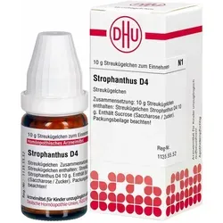 Strophanthus D 4 Streukügelchen - Homöopathisches Produkt in praktischer 10g Packung, ideal zur Unterstützung der individuellen Pflege. Enthält Sucrose. Bitte beachten Sie die Hinweise zur Anwendung.
