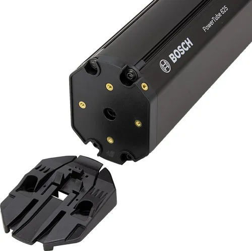 Bosch ET + Zubehör für Akkus Anschraubplatten-Kit PowerTube vertikal, pivot - Praktisches Anschraubplatten-Kit für die vertikale Montage von PowerTube-Akkus, ideal für eine flexible und platzsparende Installation.