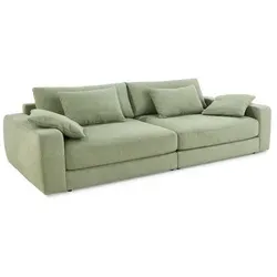 Bigsofa Milano Stoff Grün – Gemütlichkeit für Ihr Zuhause - Das Bigsofa Milano in grün bietet viel Platz und hohen Sitzkomfort. Ideal für gesellige Abende und entspannte Stunden. Perfekt für stilvolle Wohnräume.