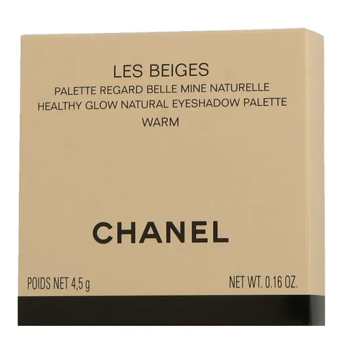 Chanel Les Beiges Healthy Glow Eyeshadow Palette #Warm - Make Up - 5 vielseitige, natürliche Farben für endlose Looks, mit seidiger Textur für langanhaltenden Glow und enthaltenen Applikatoren für perfektes Auftragen.