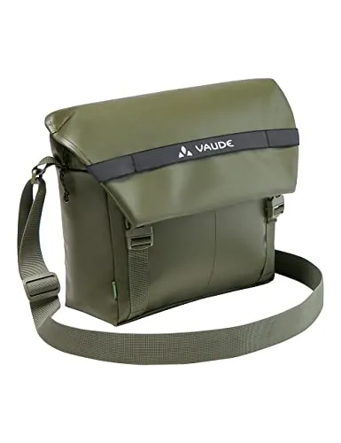 VAUDE Mineo Messenger 9 - Praktische wasserdichte Messenger-Tasche mit Trolley-Aufsteckfunktion, ideal für den Stadtalltag und A4 Dokumente