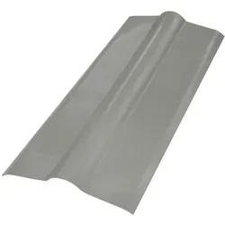 Recyclingplatte Firsthaube betongrau (ca. 1050 mm x ca 450 mm x ca. 80 mm)