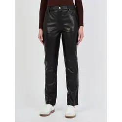 JCC Lederhose 31019444 schwarz 36 - Hochwertige Jeans aus 100% Lammleder, elegant und langlebig, ideal für stilbewusste Männer.