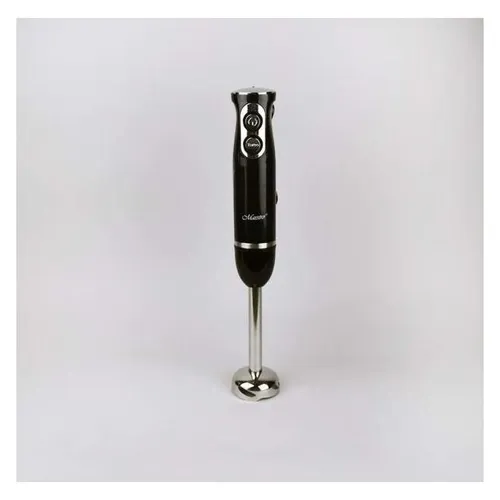 Stabmixer 500W MR-511 MAESTRO - Schwarz - Kraftvoller Küchenmixer mit 500 W Leistung, 2 Geschwindigkeitsstufen und Turbomodus. Inklusive 900 ml Behälter für einfache Zubereitung. Ideal für die schnelle und vielseitige Küchenarbeit.