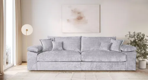 Home affaire Big-Sofa Soft&Cosy XXL, B: 303 cm - Komfortabel und Stilvoll - Das Big-Sofa »Soft&Cosy XXL, B: 303 cm« von Home affaire bietet höchsten Sitzkomfort dank Federkern und PUR-Schaumstoff. Handgefertigt im klassischen Stil, ist es die perfekte Ergänzung für dein Wohnzimmer.
