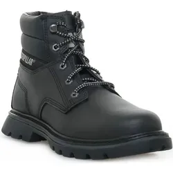 Herren Winterschuhe Caterpillar Quadrate [P723802] - Lederstiefel für kalte Tage - Schwarze Herrenstiefel aus hochwertigem Echtleder, ideal für Winterwetter, mit robustem Schnürsenkelverschluss für optimalen Halt.
