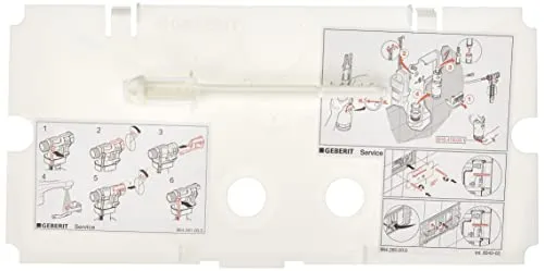 Geberit Schutzplatte für UP-Spülkasten - Schutzplatte für die Betätigung von vorne, ideal für eine einfache Montage und langlebigen Schutz Ihres Spülkastens.
