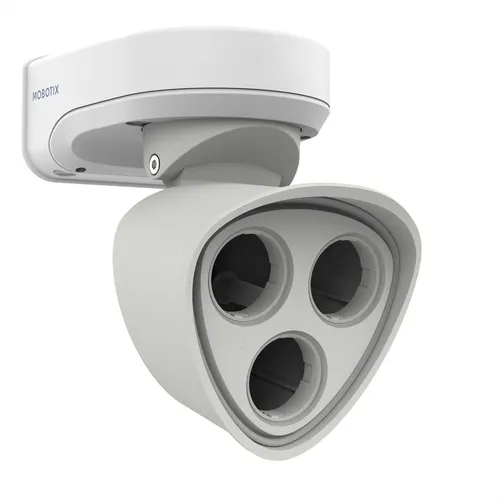 MOBOTIX M73 Kamera Body ohne Objektiv RJ45 - Wetterfeste Netzwerk-Überwachungskamera für Innen- und Außenbereich, 4K Auflösung, unterstützt PoE für einfache Installation.
