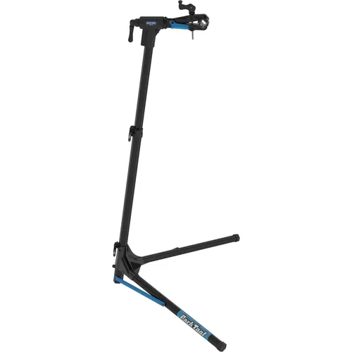Park Tool PRS-25 Faltbarer Profi-Montageständer - Hochwertiger Boden-Montageständer aus Aluminium, max. Belastbarkeit 45 kg, ideal für Fahrradreparaturen mit flexibler Arbeitshöhe bis 152 cm.