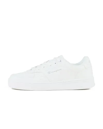 Champion NEWMAN Low Cut Shoe Gr. 40 - TRIPLE WHT - Sneaker für sportlich-lässigen Freizeitlook, mit individuell anpassbarer Schnürung und pflegeleichtem Synthetik-Obermaterial für einfachen Reinigung.