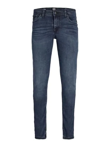 Jack & Jones Herren Glenn Original Slim Jeans, Blau (Blue Denim) - Stylische Slim Fit Jeans, perfekt für lässige Outfits und vielseitig kombinierbar.