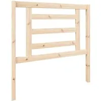 vidaXL Kopfteil 96x4x100 cm aus massivem Kiefernholz - Klassisches Bett-Headboard aus hochwertigem Kiefernholz mit modernem Lattendesign, das Licht durch den Raum fließen lässt und eine komfortable Rückenstütze bietet.