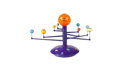TOPBRIGHT 3D-Sonnensystem mit Projektor für Kinder ab 3 Jahren - Experimentierkasten mit interaktivem Projektor, der spannende Fakten zu den Planeten bietet. Fördert das Lernen über das Sonnensystem spielerisch.