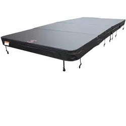 Canadian Spa Swim Spa Abdeckung Braun 6 m - Poolzubehör für optimale Isolierung, schützt Ihren Swim Spa vor Schmutz und Wärmeverlust, langlebig und wetterfest.