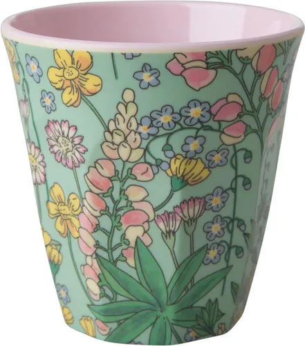 Rice by Rice Melamine Cup With Lupin Print Medium 250 Ml Trinkbecher aus Melamin