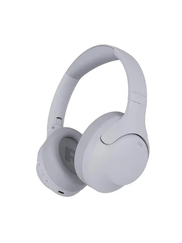 Happy Plugs Play Pro ANC Kabelloser Over-Ear-Kopfhörer - Weiß - Kopfhörer mit aktiver Geräuschunterdrückung (ANC) für ungestörtes Musikhören, schweiß- und spritzwasserresistent (IPX4) und ideal für Sport und Freizeit.