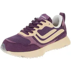Genesis 1005447 G-Marathon Multi Mesh Hairy Damen Sneaker - Lila-Nude, Größe 38 EU - Veganer Damen Sneaker aus umweltfreundlichen Materialien mit stylischem Retro-Design. Ideal für einen modischen Auftritt und hohen Tragekomfort.