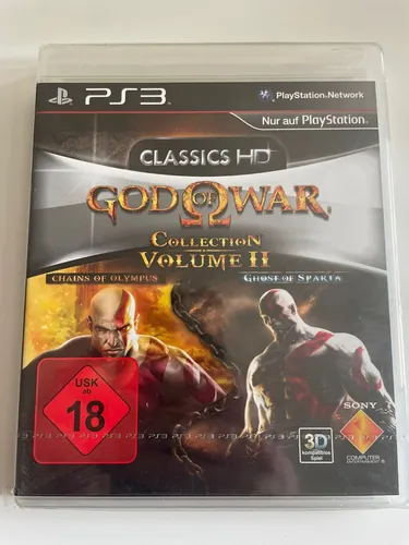 God of War Collection Vol. II für PS3 – Neu & Versiegelt - Erlebe die epischen Abenteuer in der God of War Collection Vol. II für PS3. Hochwertige Spiele mit USK 18-Einstufung, ideal für Fans von Action- und Abenteuer-Games.