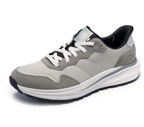 Skechers Slip-Ins Slade Ultra Mercer Herren Sneaker Gray EU 42 - Herren-Sneaker mit Memory-Foam Decksohle für ultimativen Komfort und Hands Free Slip-ins(TM) für müheloses Anziehen.