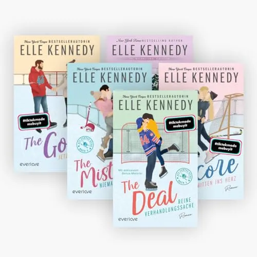 Die Off-Campus-Reihe im neuen Look: Band 1-5 + exklusives Postkartenset - New Adult Bücher mit neuem Coverdesign, inklusive einem exklusiven Postkartenset für Fans der Reihe.