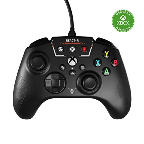 Turtle Beach REACT-R Controller Schwarz – Xbox Series X|S, Xbox One und PC