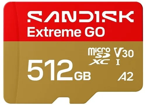 SanDisk Extreme Go A2 U3 V30 microSD microSDXC 512GB