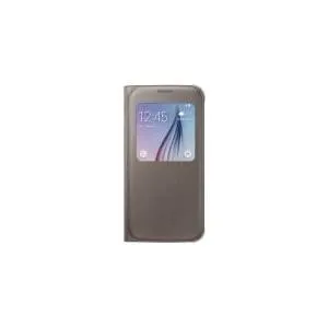 Samsung S View EF-CG920P Flip-Hülle für Galaxy S6 - Smartphone-Zubehör mit praktischem Sichtfenster für Benachrichtigungen und Anrufe, schützt Ihr Galaxy S6 und sorgt für elegantes Design.