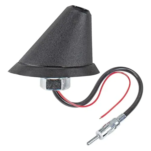 tomzz Audio 1000-022 Ersatz Antennfuss DIN Anschluß mit Verstärker kompatibel mit Audi Opel Seat Skoda VW u.a.