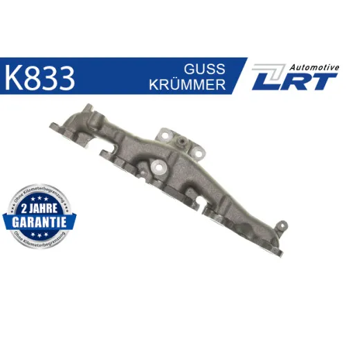 LRT Krümmer, Abgasanlage K833 - Auspuffanlagen & Zubehör, leistungssteigernder Krümmer für optimierte Abgasführung und verbesserten Motorlauf.