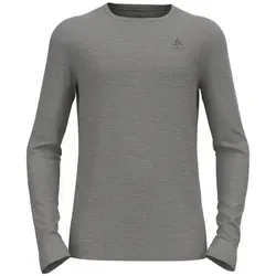 Odlo Herren Funktionsshirt Langarm Merino 200 - Funktionsunterwäsche aus 100% Merinowolle, wärmt und reguliert die Körpertemperatur. Ideal für Wintersport und Freizeit, bietet Bewegungsfreiheit und hohen Tragekomfort.