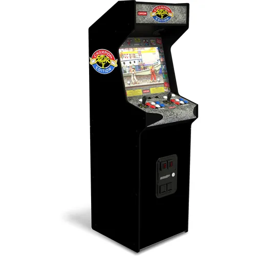 ARCADE1UP STREET FIGHTER II Deluxe Arcade-Automat - Games, Hardware & Zubehör für PC – Authentischer Arcade-Automat mit 14 klassischen Spielen und elegantem Design, ideal für Sammler und Nostalgiker der 90er Jahre.