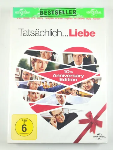 TATSÄCHLICH...LIEBE mit Liam Neeson - Original deutsche DVD - Romantische Komödie mit Liam Neeson, FSK 6, ideal für gemütliche Filmabende und unvergessliche Liebesgeschichten.