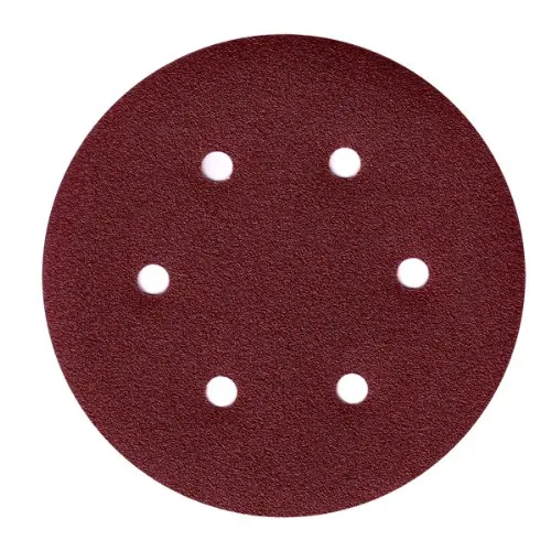 50x Schleifpapier 150 mm 6 Loch Körn.= 40-180 Schleifblatt für Exzenterschleifer (50x Körnung = 180)