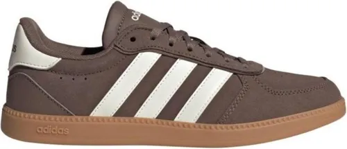 adidas Women's Breaknet Sleek Schuh Earth Strata/Off White/Gum 40 2/3 - Herrenmode, moderner Sneaker mit regulärer Passform und atmungsaktivem perforiertem Vorfußbereich für optimalen Tragekomfort.