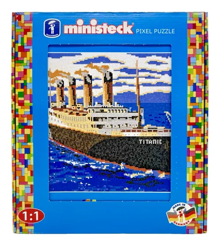 Feuchtmann Ministeck Pixel Kunststoff Puzzle Titanic 8100 Teile 66x53 cm ab 8 J.