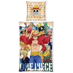 Bettwäsche-Set One Piece Ruffy, mehrfarbig – für Fans von Ruffy - Bettwäsche ganzjährig, hochwertiges Set mit dem beliebten One Piece Ruffy Design, ideal für Kinderzimmer oder Fans. Maße: B: 135 cm, H: 1 cm. Hol dir jetzt deinen 10€ Willkommens-Gutschein bei Newsletter-Anmeldung!