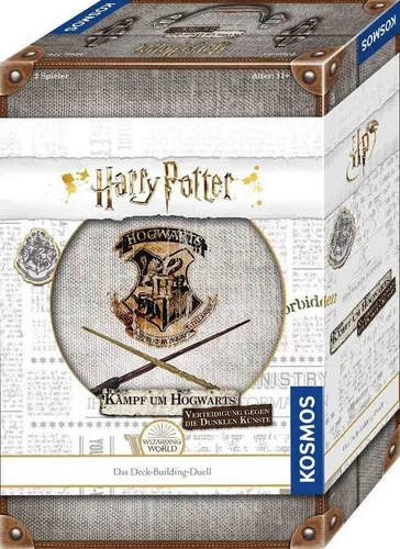 KOSMOS 680732 Harry Potter Kampf um Hogwarts - Kartenspiel für 2 Personen, strategisches Deck-Building für echte Potter-Fans