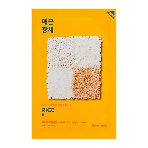 Holika Holika Pure Essence Mask Sheet / vitalisierende Tuchmaske mit Reisextrakt