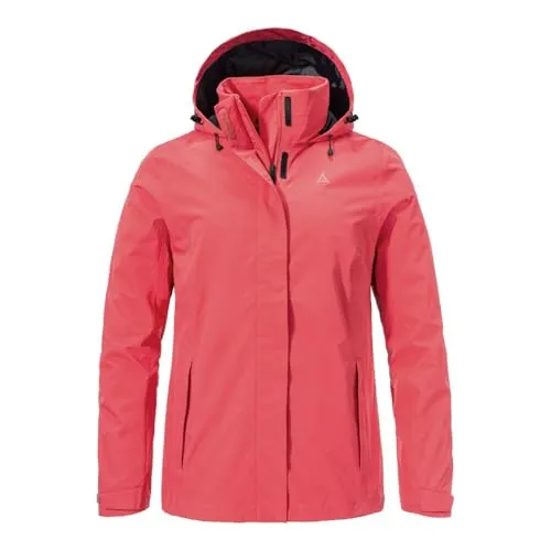 SCHÖFFEL Damen Jacke Gmund L - Atmungsaktive Funktionsjacke - Funktionsjacke aus robustem VENTURI Ripstop Material, wasserdicht (10.000mm) und winddicht, ideal für Wanderungen mit hohem Tragekomfort und praktischen Details.