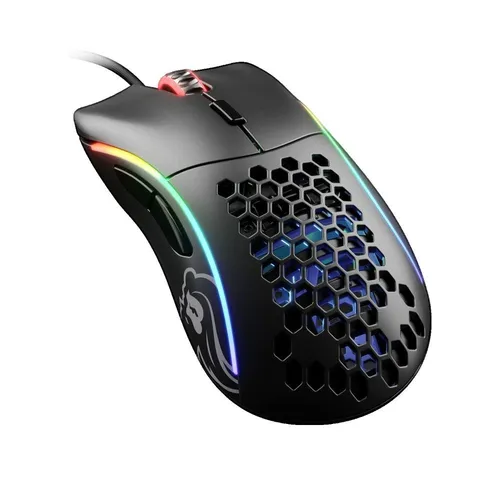GLORIOUS GAMING Model D - Kabelgebundene Gaming-Maus - Hochpräzise Gaming-Maus mit 6 Tasten und bis zu 12000 DPI für ein optimales Spielerlebnis. Ideal für Gamer, die Geschwindigkeit und Genauigkeit schätzen.