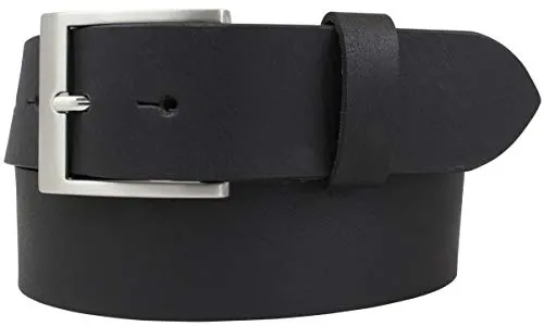 BELTINGER Jeansgürtel aus Vollbüffelleder 4 cm – Hochwertiger Leder-Gürtel für Damen und Herren - Hochwertiger Jeansgürtel aus Vollbüffelleder, 40mm breit und in Italien gefertigt. Ideal für Alltag und Freizeit mit individueller Anpassungsfähigkeit durch 5 Löcher.