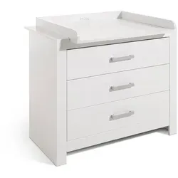 Paidi Wickelaufsatz Fiona, Weiß - Wickeltisch-Zubehör für die Kommode 'Fiona', mit Absturzsicherung und widerstandsfähiger Melaminharz-Oberfläche für höchste Sicherheit und Komfort beim Wickeln.