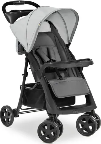 Hauck Buggy Shopper Neo 2 - Kinderwagen bis 25 kg - Leichter und faltbarer Buggy für jedes Terrain, ausgestattet mit einem 5-Punkt-Gurtsystem, verstellbaren Rückenlehnen und Schwenkrädern für maximalen Komfort.